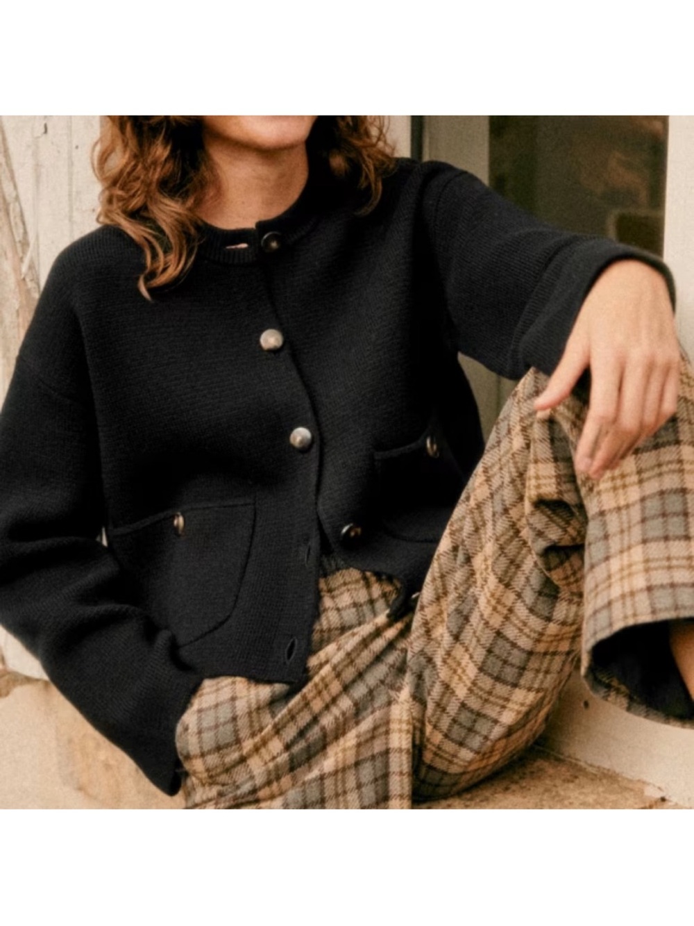 Sezane Valerio Jacket Black - Size S